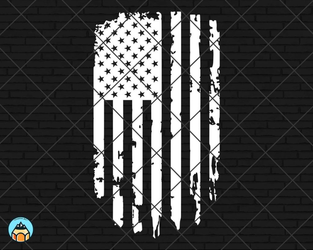 Distressed USA Flag SVG – HotSVG.com