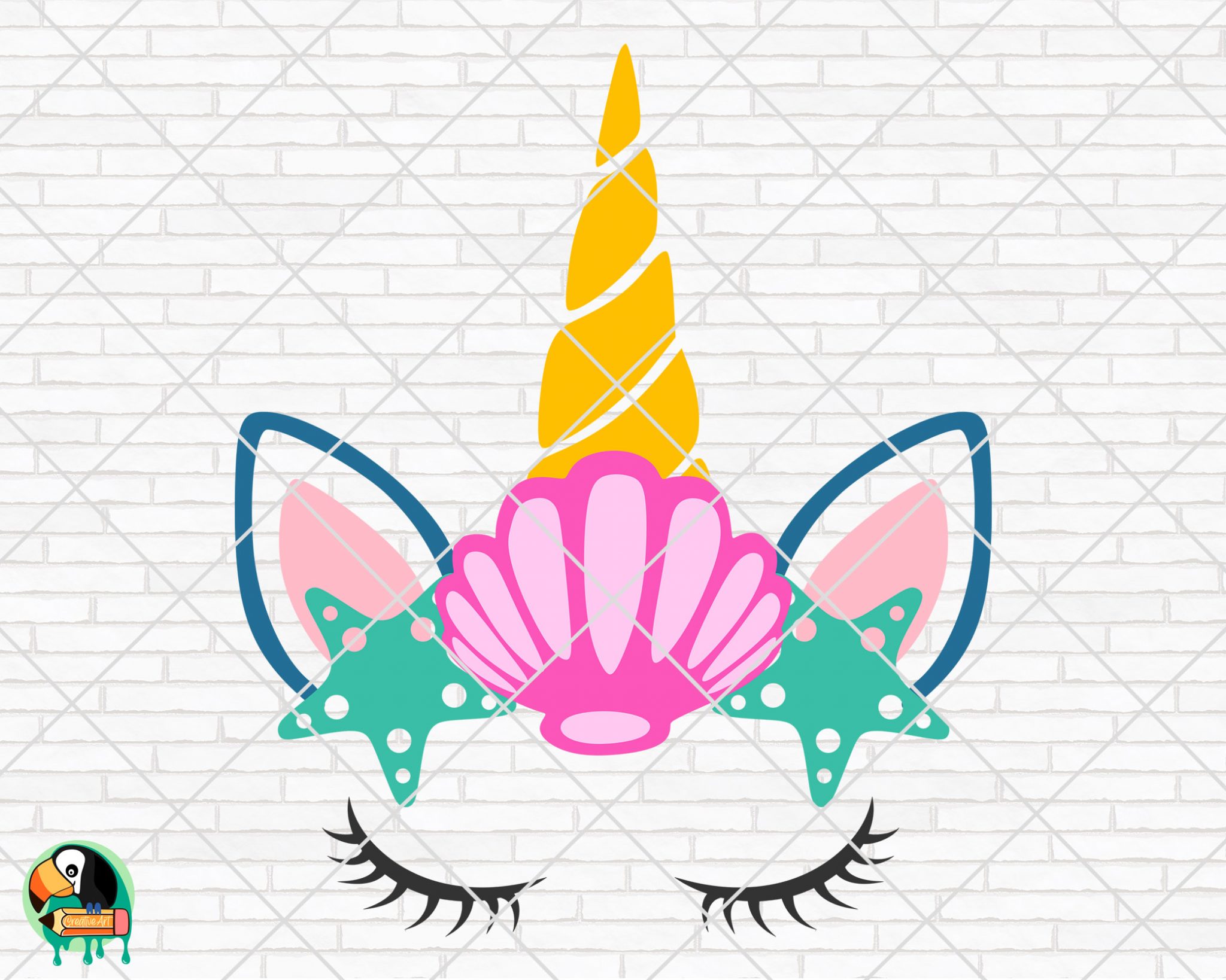 Mermaid Unicorn SVG | HotSVG.com