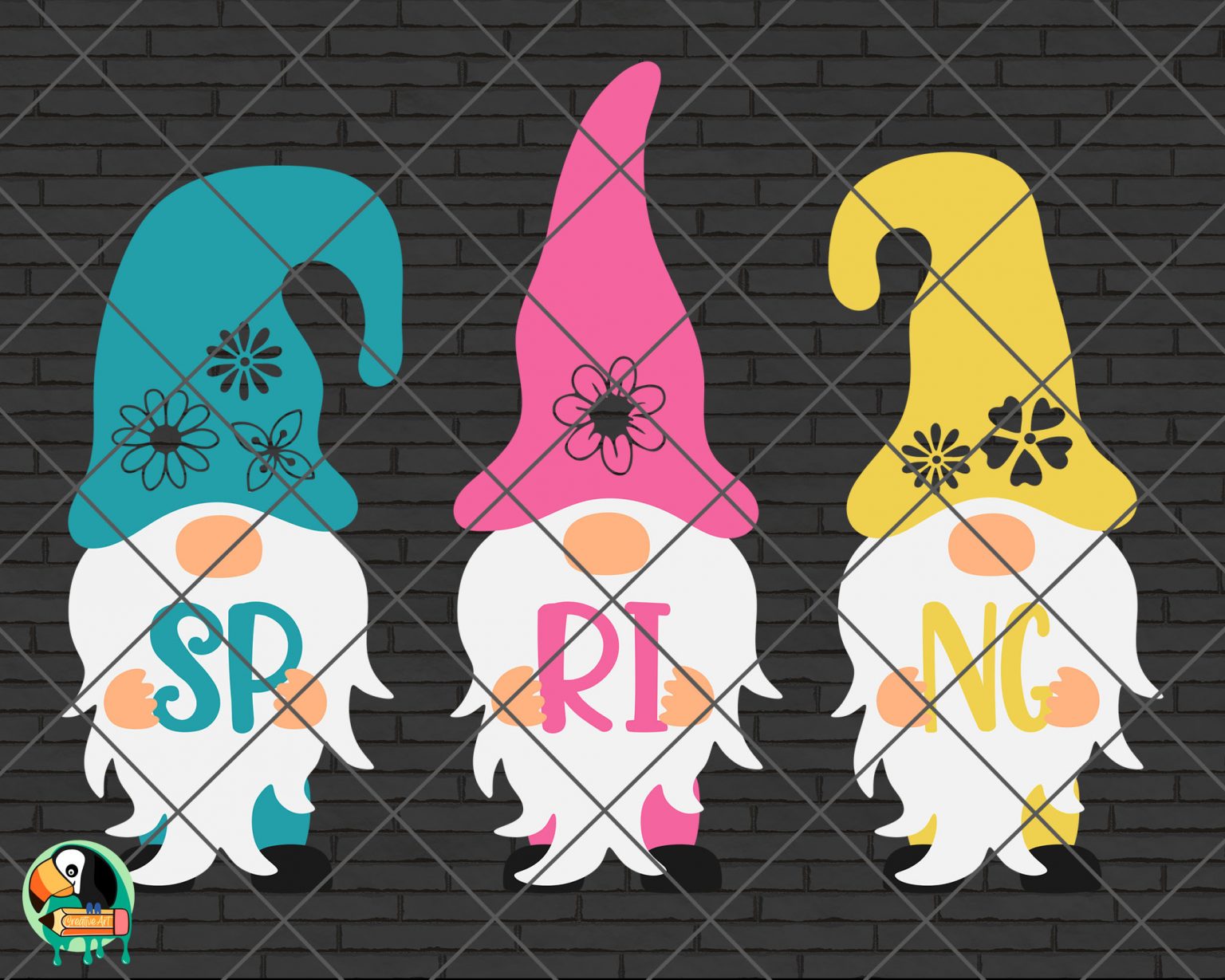 Spring Gnomes SVG | HotSVG.com