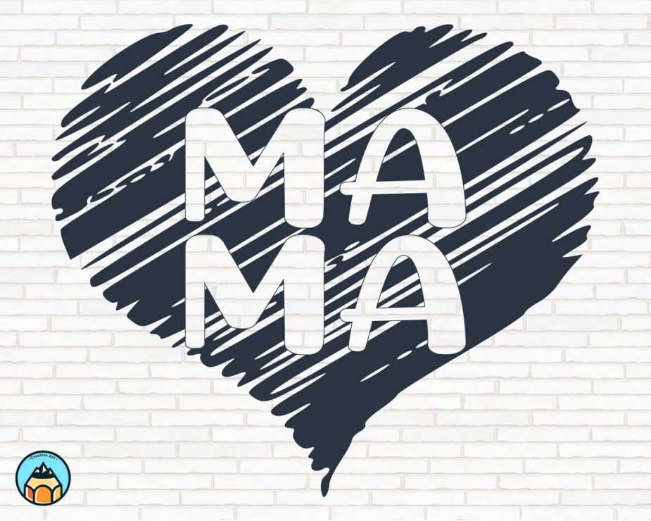 Download Mama Heart SVG | HotSVG.com