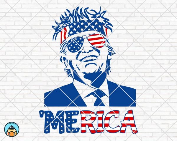 Trump Merica SVG