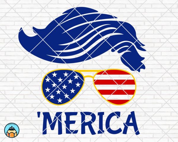 Trump Merica SVG