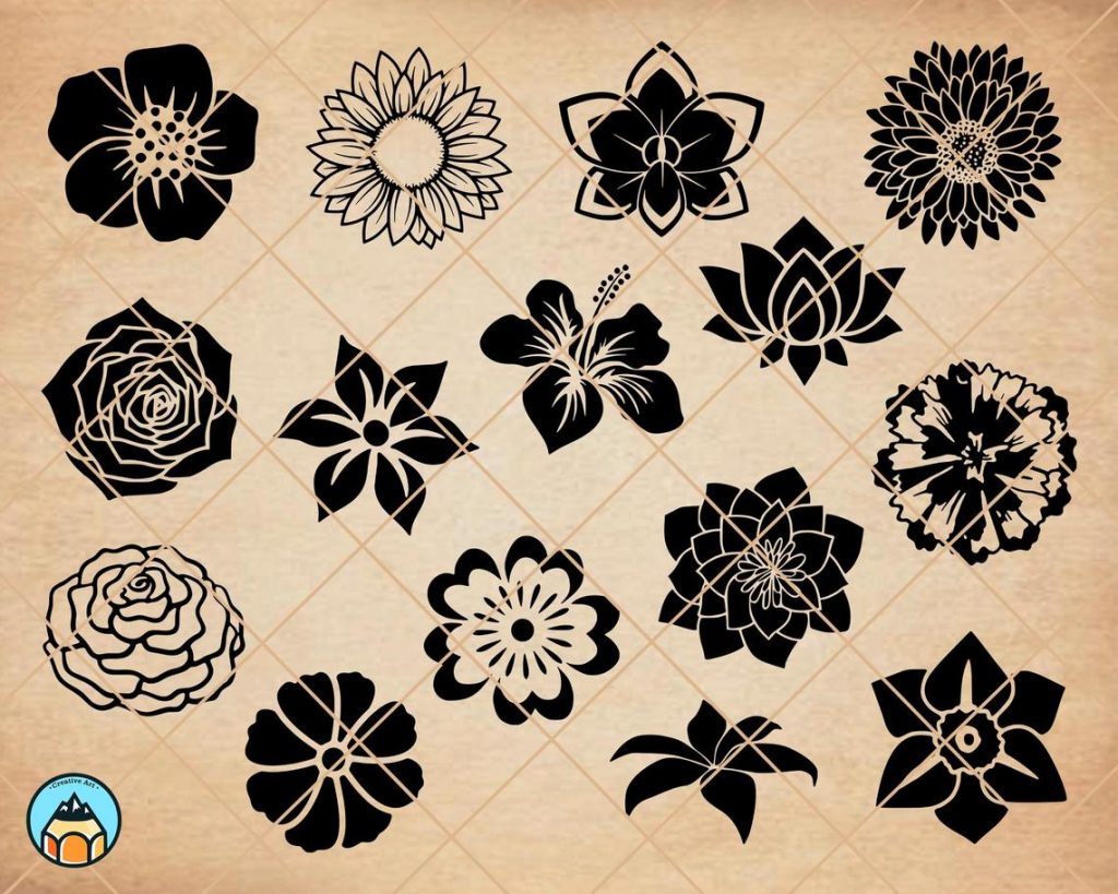 Flowers Bundle SVG | HotSVG.com