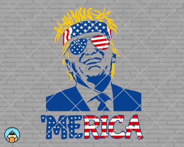 Trump Merica SVG