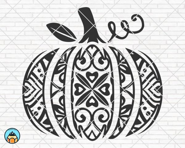 Download Halloween Swirl Pumpkin SVG - HotSVG.com