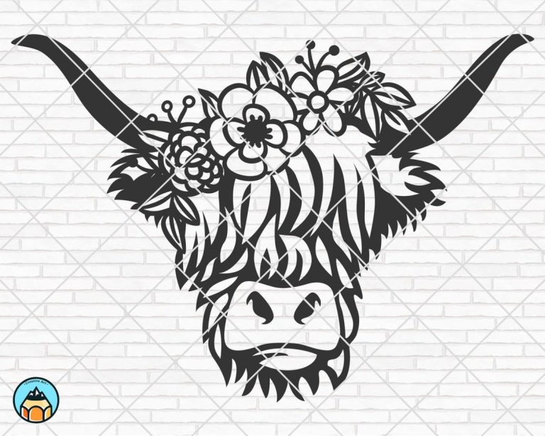 Free Free 272 Silhouette Highland Cow Svg Free SVG PNG EPS DXF File