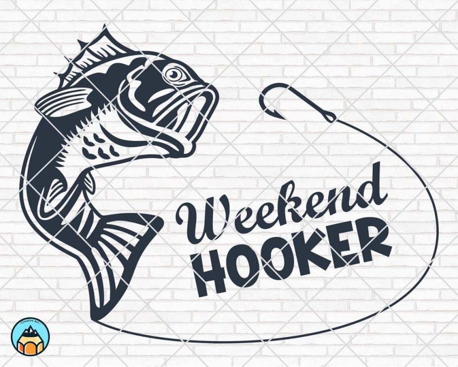 Weekend Hooker SVG, Fishing SVG | HotSVG.com