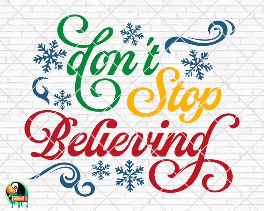 Don't Stop Believing SVG | HotSVG.com